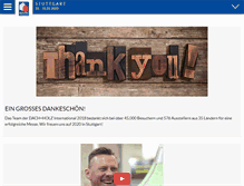 Tablet Screenshot of dach-holz.com