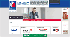 Desktop Screenshot of messekatalog.dach-holz.de
